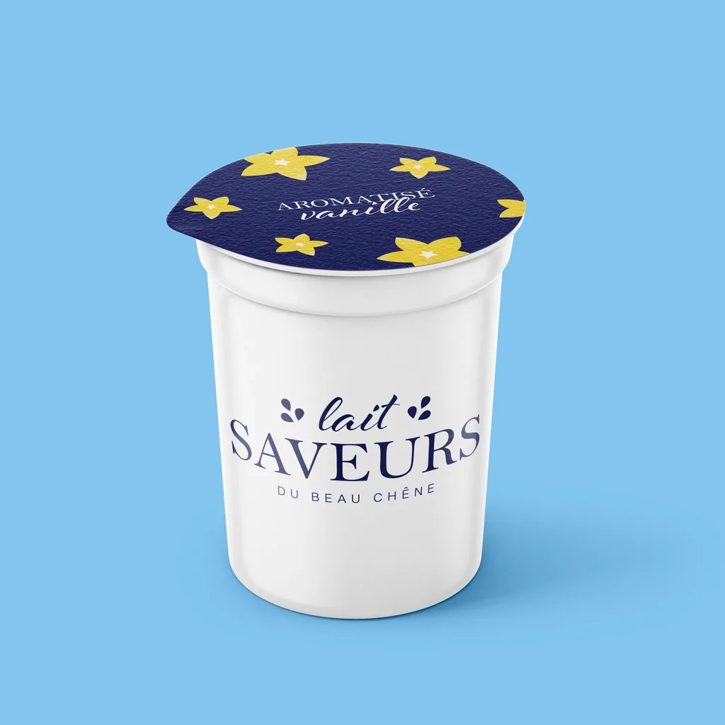 Yaourt aromatisé à la vanille