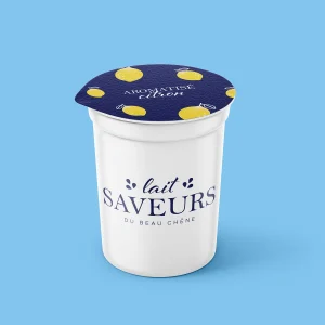 Yaourt aromatisé au citron