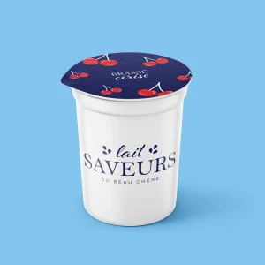 Yaourt brassé à la cerise
